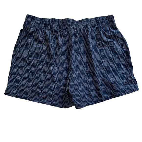 L.L. Bean Men's Blue Navy Blue Stripe Drawstring Lined 5" Swim Shorts Sz XL - Picture 4 of 6